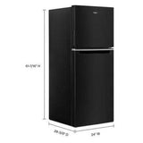 Wholesale-Whirlpool WRT112CZJB Refrigerator 12 Cu. Ft. (Black)-Refrigerator-Electro Vision Inc