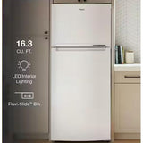 Wholesale-Whirlpool WRTX5028PW Refrigerator 16.5 CF White-Electro Vision Inc