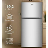 Wholesale-Whirlpool WRTX5419SW Top-Freezer Refrigerator 19.3 cu. ft. 30" Wide - White-Freezer-Electro Vision Inc