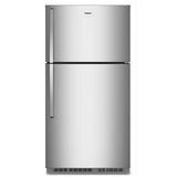 Wholesale-Whirlpool WRTX7421TZ Wide Top Freezer Refrigerator with Total Coverage Cooling 32.8in-Refrigerator Freezer-Electro Vision Inc