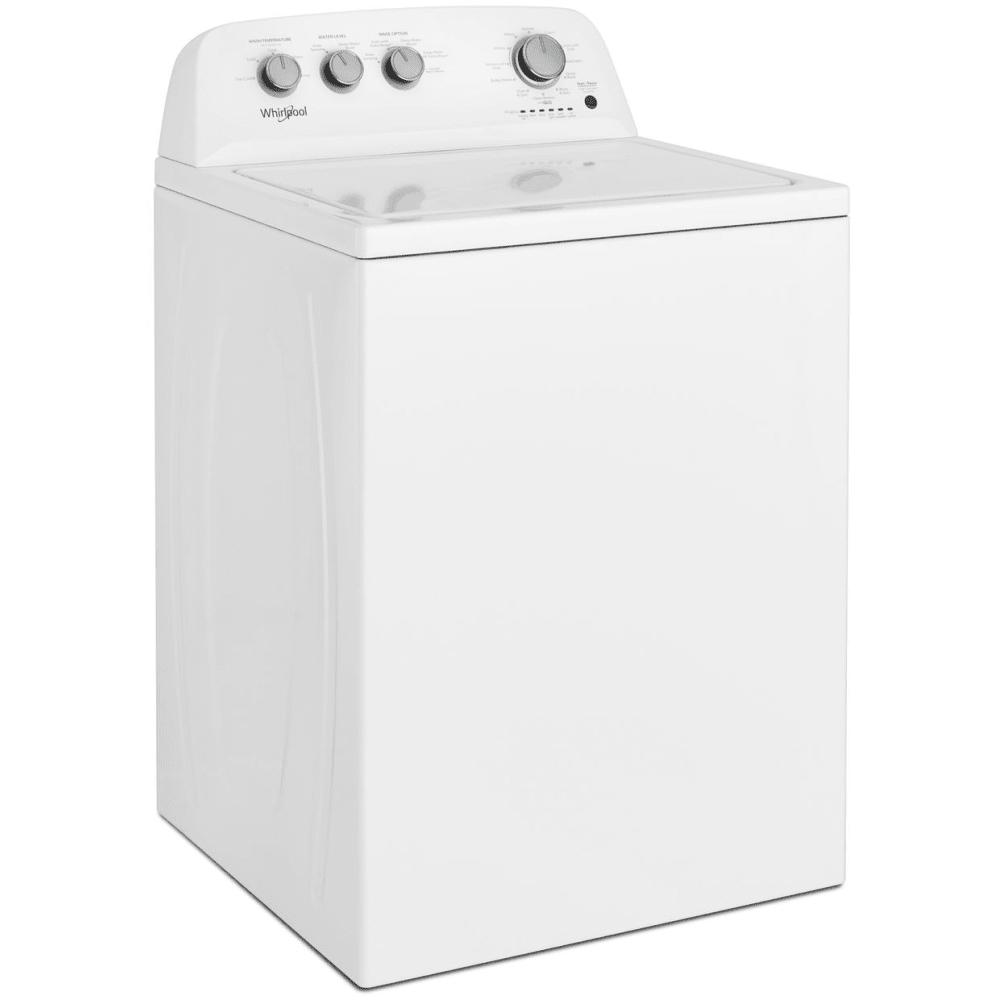Wholesale-Whirlpool WTW4855 – 3.8 Cu. Ft. Top Load Washer with Agitator, White-Washers-Electro Vision Inc