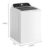 Wholesale-Whirlpool WTW5025SW Top Load Agitator Washer with Built-In Faucet 4.5 Cu. Ft.-Washer-Electro Vision Inc