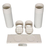 Wholesale-Whynter ARC-12SD Dual Hose Portable Air Conditioner - White-Portable AC-Electro Vision Inc