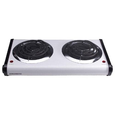 Wholesale-Windmere DB1 Double Burner 1650 Watts-Electric Burner-Electro Vision Inc