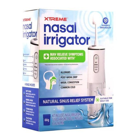 Wholesale-Xtreme Care CXN17000WM2 Rechargeable Nasal Irrigator 4C FDA-Nasal Irrigator-Electro Vision Inc