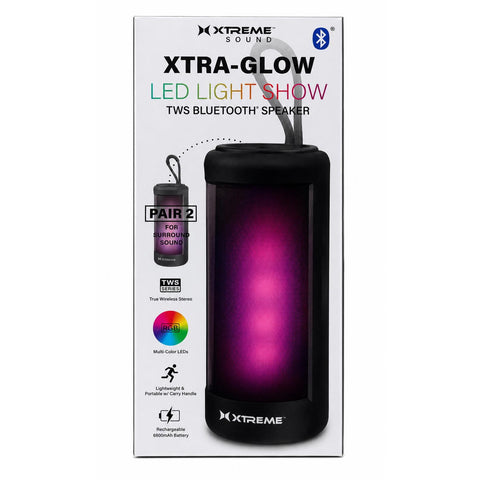 Wholesale-Xtreme XBS91082BLK RGB Bluetooth Speaker-Bluetooth Speaker System-Electro Vision Inc