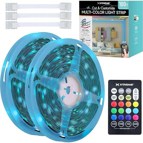 Wholesale-Xtreme Xtr-XLS7-1003-RGB LED Light Strip - 100 FT-Electro Vision Inc