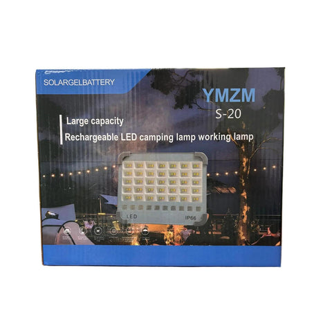 Wholesale-YMZM-S20 Rechargeable LED Camping Lamp / Working Lamp-Solar LED Light-Electro Vision Inc