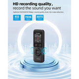 Wholesale-ZOOAOXO 64GB Digital Voice Recorder with Bluetooth-Voice Recorder-Electro Vision Inc
