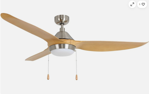 Colibri 1072-PC Indoor Ceiling Fan w/ 3 Blades 60"