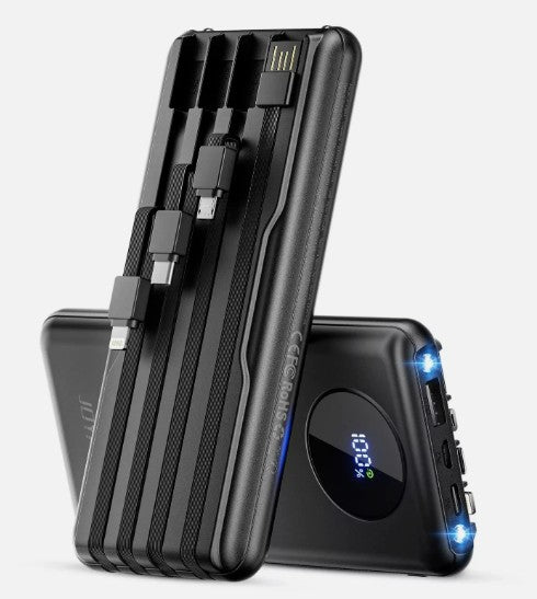 Joyfar B0D7W364 Power Bank 10000mAh Flashlight USB 4-Way