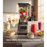 Ninja Classic BE250 Smoothie Blender w/ 3 Speeds, 72 OZ - Black