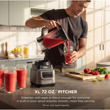 Ninja Classic BE250 Smoothie Blender w/ 3 Speeds, 72 OZ - Black
