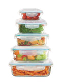 Bene Casa 99424 Glass Storage 10 Piece Set
