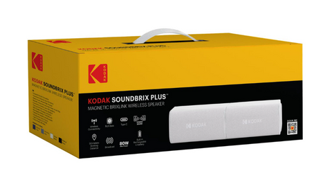 Kodak SoundBrix Magnetic Speakers Plus (Set of 2) - White