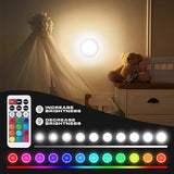 Wholesale-i-Zoom FL2231012 ROTA8 Wireless Swivel Light – 3-Pack, Color Changing, Remote Controlled-Electro Vision Inc