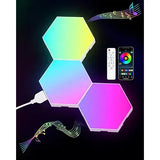 Wholesale-i-Zoom FL293006 3 Pack Modular Hexagon Color Changing Lights with Remote-Electro Vision Inc