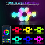 Wholesale-i-Zoom FL293006 3 Pack Modular Hexagon Color Changing Lights with Remote-Electro Vision Inc