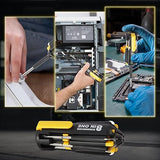 Wholesale-i-Zoom FL81012 Multi Function Screwdriverw/Flashlight & 3AAA -8 in 1-Electro Vision Inc