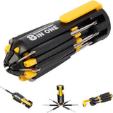 Wholesale-i-Zoom FL81012 Multi Function Screwdriverw/Flashlight & 3AAA -8 in 1-Electro Vision Inc