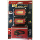 Wholesale-i-Zoom FLCH215012 Versa Beam COB Headlamp 2 pack 150 Lumens-Headlamp-Electro Vision Inc