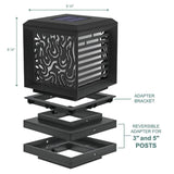 Wholesale-i-Zoom WMPL7506 Flicker Flame Post and Pathway Light-Electro Vision Inc