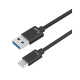 iLuv ICB58BK Sync & Charge Cable (3 ft) - USB-C to USB-A