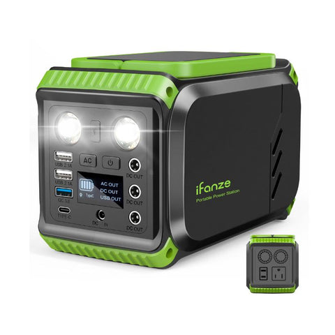 Wholesale-iFanze P201 Portable Power Station 200W 40000mAh Solar Generator Power Supply-Electro Vision Inc