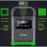 Wholesale-iFanze P82 - Portable Power Station Battery Solar Generator 100W-Electro Vision Inc