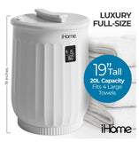 Wholesale-iHome 20L Towel Warmer Bucket 400W-Towel Warmer-Electro Vision Inc