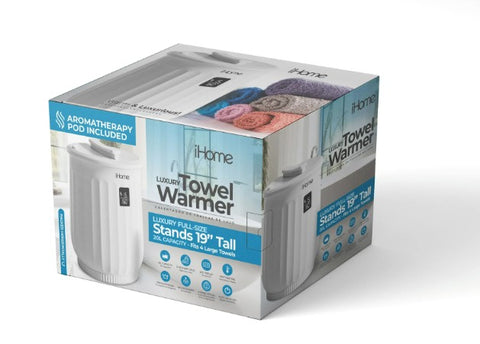 Wholesale-iHome 20L Towel Warmer Bucket 400W-Towel Warmer-Electro Vision Inc
