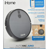 Wholesale-iHome IHRV9BLKRA Autovac Robot Roomba Vaccum Black-Electro Vision Inc