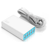 Wholesale-iLuv 5 Port Compact Sized USB Charger White-Charger-Electro Vision Inc