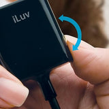 Wholesale-iLuv I111 Audio Splitter 3.5mm 2-Way-Electro Vision Inc