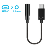 Wholesale-iLuv I115ADBK USB C to 3.5 mm Headphone Jack Adapter-Electro Vision Inc
