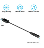 Wholesale-iLuv I115ADBK USB C to 3.5 mm Headphone Jack Adapter-Electro Vision Inc