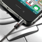 Wholesale-iLuv ICB110BLK Premium Aux-in Audio Cable - 3ft black-Aux-in Audio cable-Electro Vision Inc