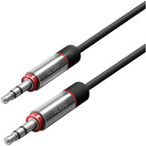 Wholesale-iLuv ICB110BLK Premium Aux-in Audio Cable - 3ft black-Aux-in Audio cable-Electro Vision Inc