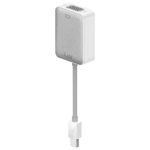 Wholesale-iLuv ICB701WHT Mini DisplayPort to VGA Adapter WHT-Vga Adapter-Electro Vision Inc