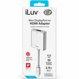 Wholesale-iLuv ICB703WHT Mini DisplayPort to HDMI Adapter - White-HDMI Adapter-Electro Vision Inc