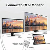 Wholesale-iLuv ICB712WH Premium USB3.1 C to HDMI&VGA adaptor Aluminium housing-Adapters-Electro Vision Inc