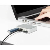 Wholesale-iLuv ICB718WHT Card Reader with 2 USB Ports - White-USB Ports-Electro Vision Inc
