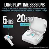 Wholesale-iLuv SG100WH Low Latency Gaming Wireless Earbuds White IPX6-Wireless Earbuds-Electro Vision Inc