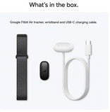Google Fitbit Air Screenless Fitness and Health Tracker - Obsidian