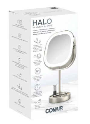 Conair BE23GD LED Double-Sided 1x/10x Vanity Mirror