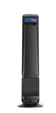 Lasko YF300 Misto Outdoor Living Misting Tower Fan with 4 Speeds, Black