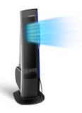 Lasko YF300 Misto Outdoor Living Misting Tower Fan with 4 Speeds, Black