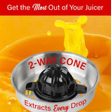 Brentwood J26BK Electric Citrus Juicer 80W - Black