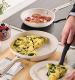 KitchenAid 15071 Forged Ceramic 2 Piece Skillet Set (8.25" & 10") - Porcelain White