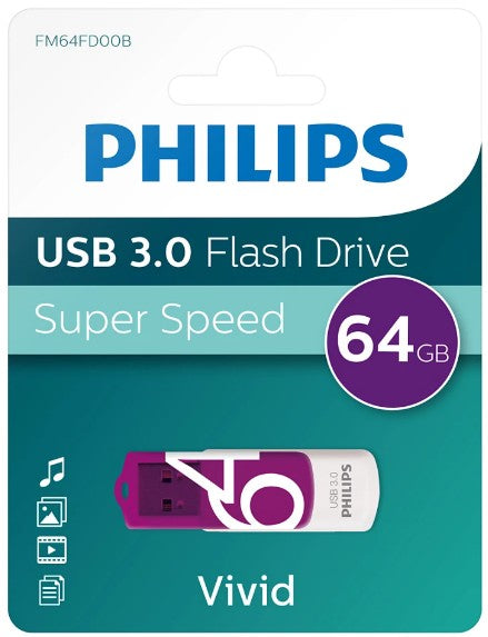 Wholesale-Philips USB Flash Drive 64gb-Flash Drive-Electro Vision Inc